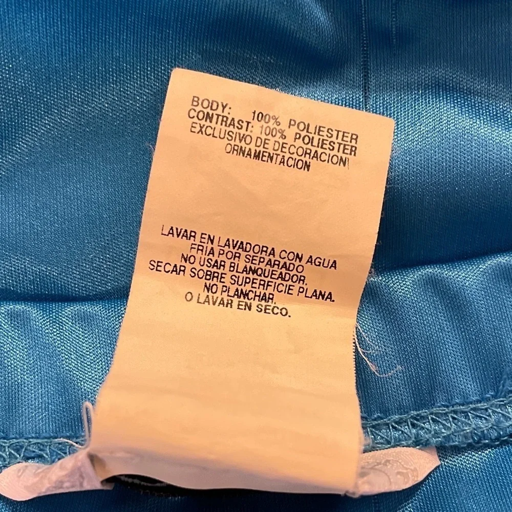 Speechless vintage electric blue halter fit & flare pleated party dress. Size S. - Picture 5 of 9